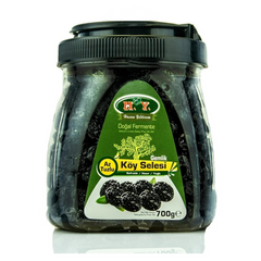 Leicht Gesalzene Sele Schwarze Oliven 700 Gr