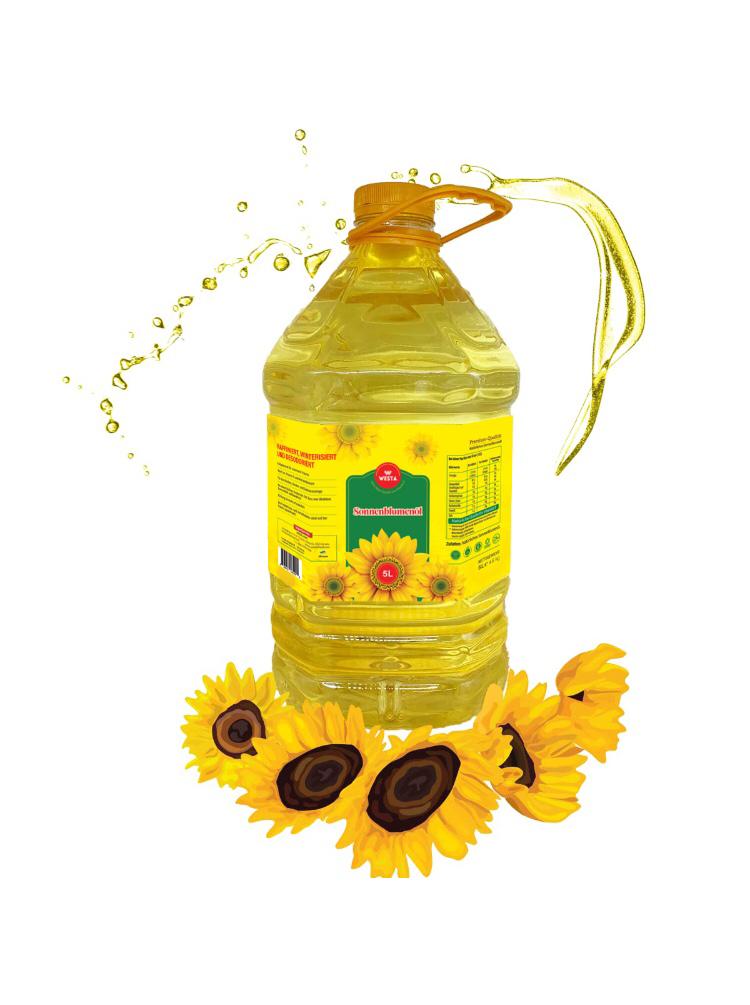 Natürliches reines unverfälschtes Sonnenblumenöl 5lt